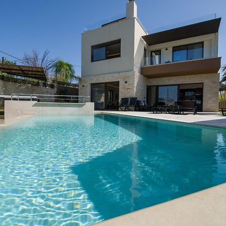 Almi-Cove Hilltop Villas Almyrida  Bagian luar foto