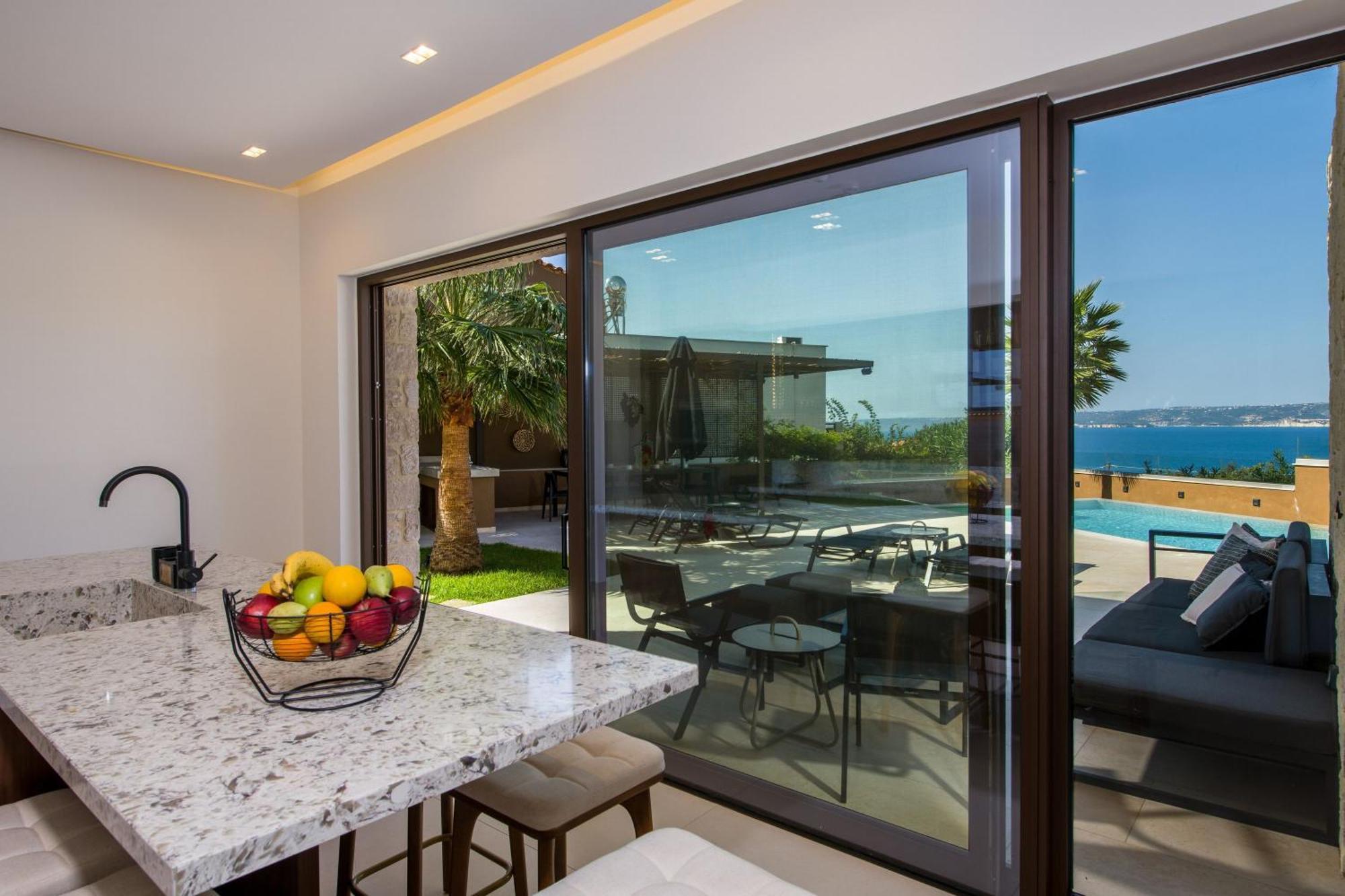 Almi-Cove Hilltop Villas Almyrida  Bagian luar foto