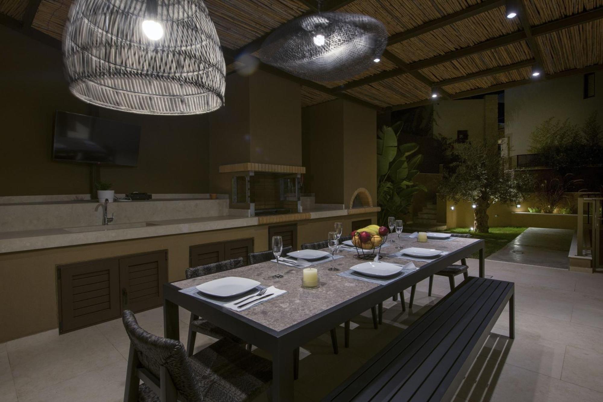 Almi-Cove Hilltop Villas Almyrida  Bagian luar foto