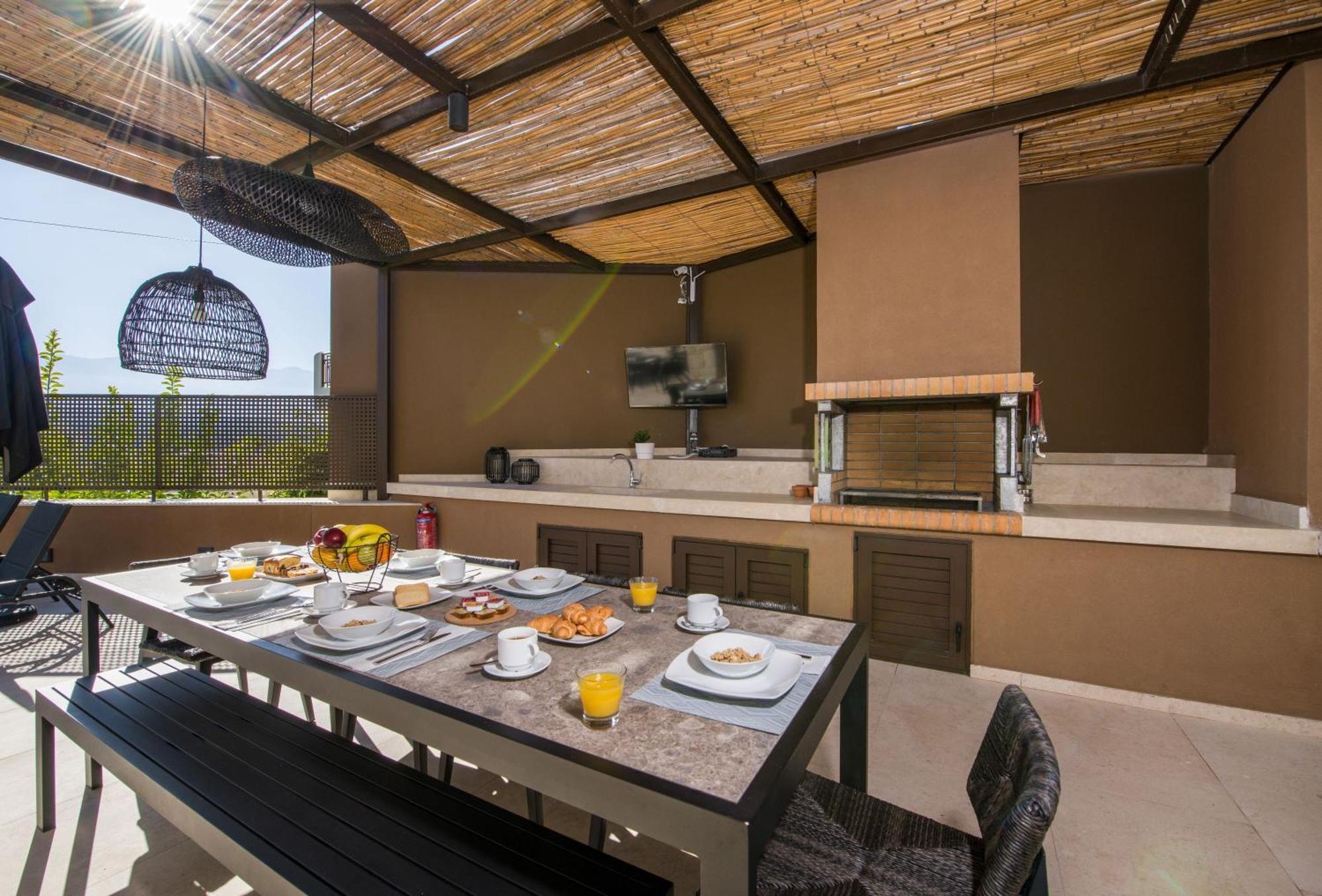 Almi-Cove Hilltop Villas Almyrida  Bagian luar foto