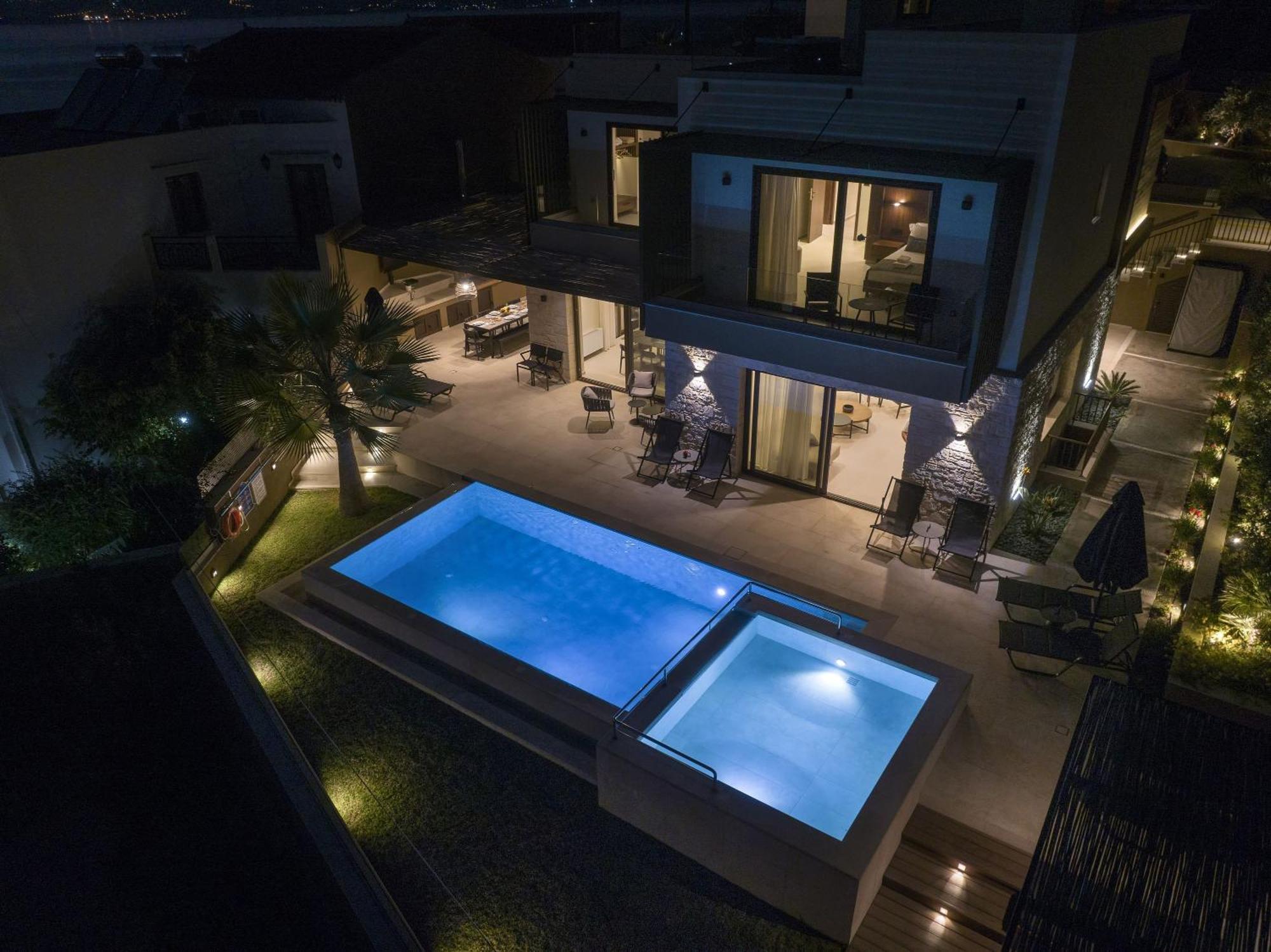 Almi-Cove Hilltop Villas Almyrida  Bagian luar foto