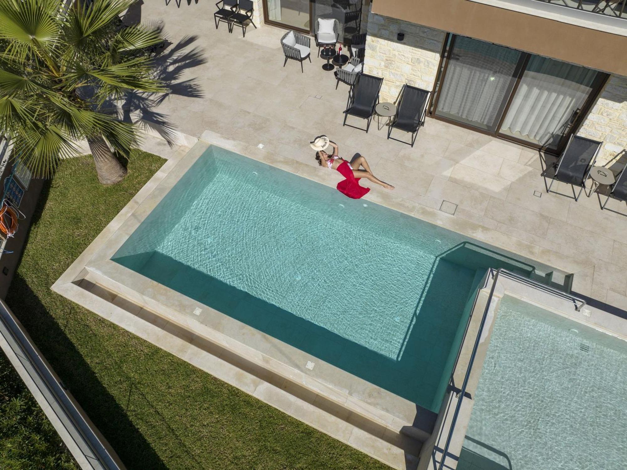 Almi-Cove Hilltop Villas Almyrida  Bagian luar foto