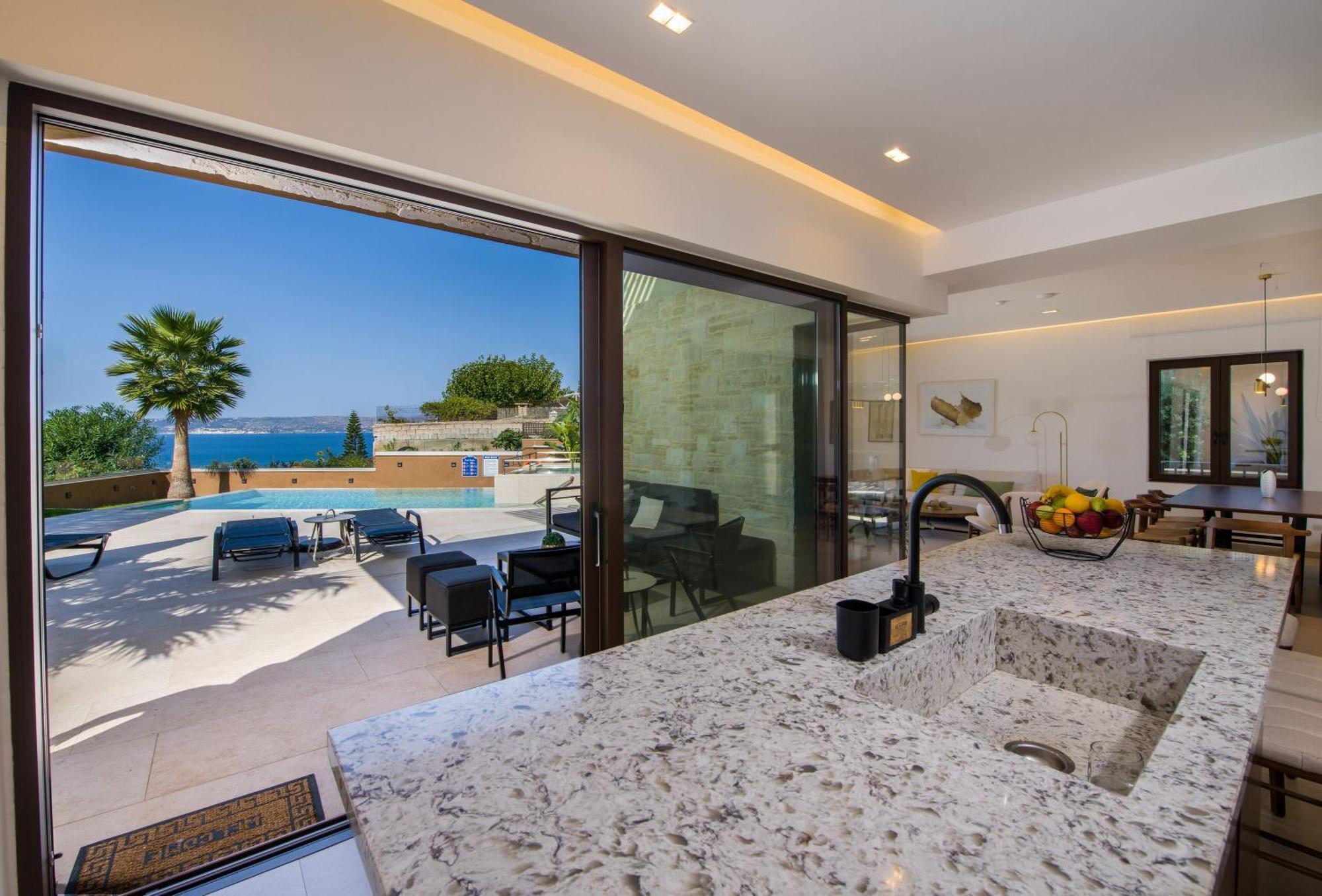 Almi-Cove Hilltop Villas Almyrida  Bagian luar foto