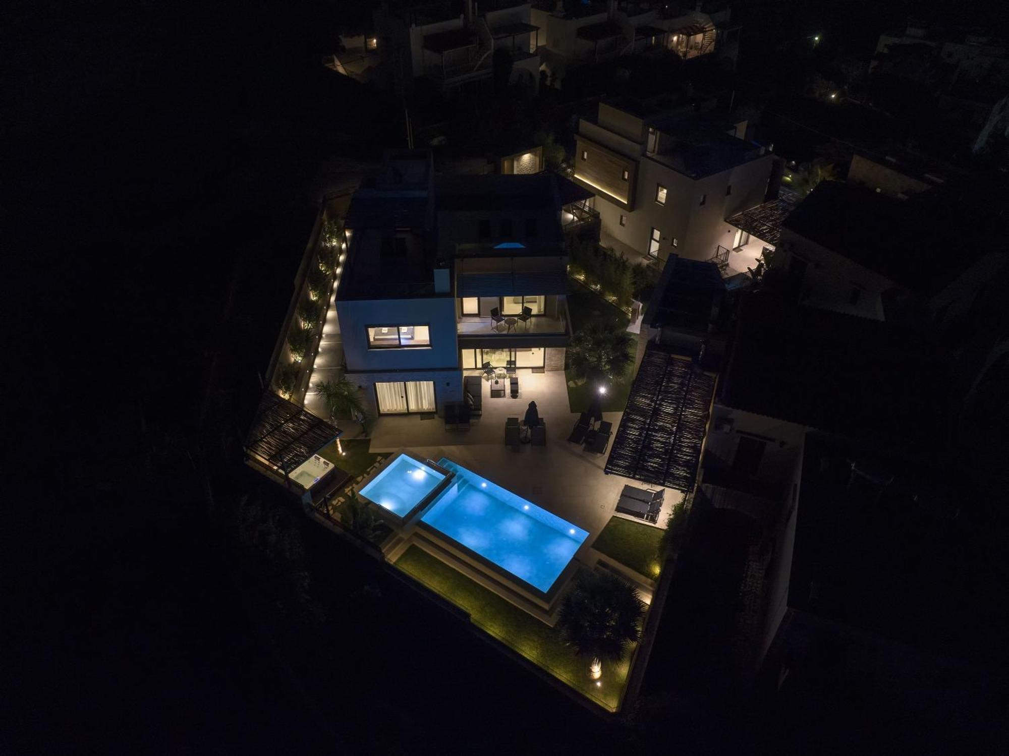 Almi-Cove Hilltop Villas Almyrida  Bagian luar foto