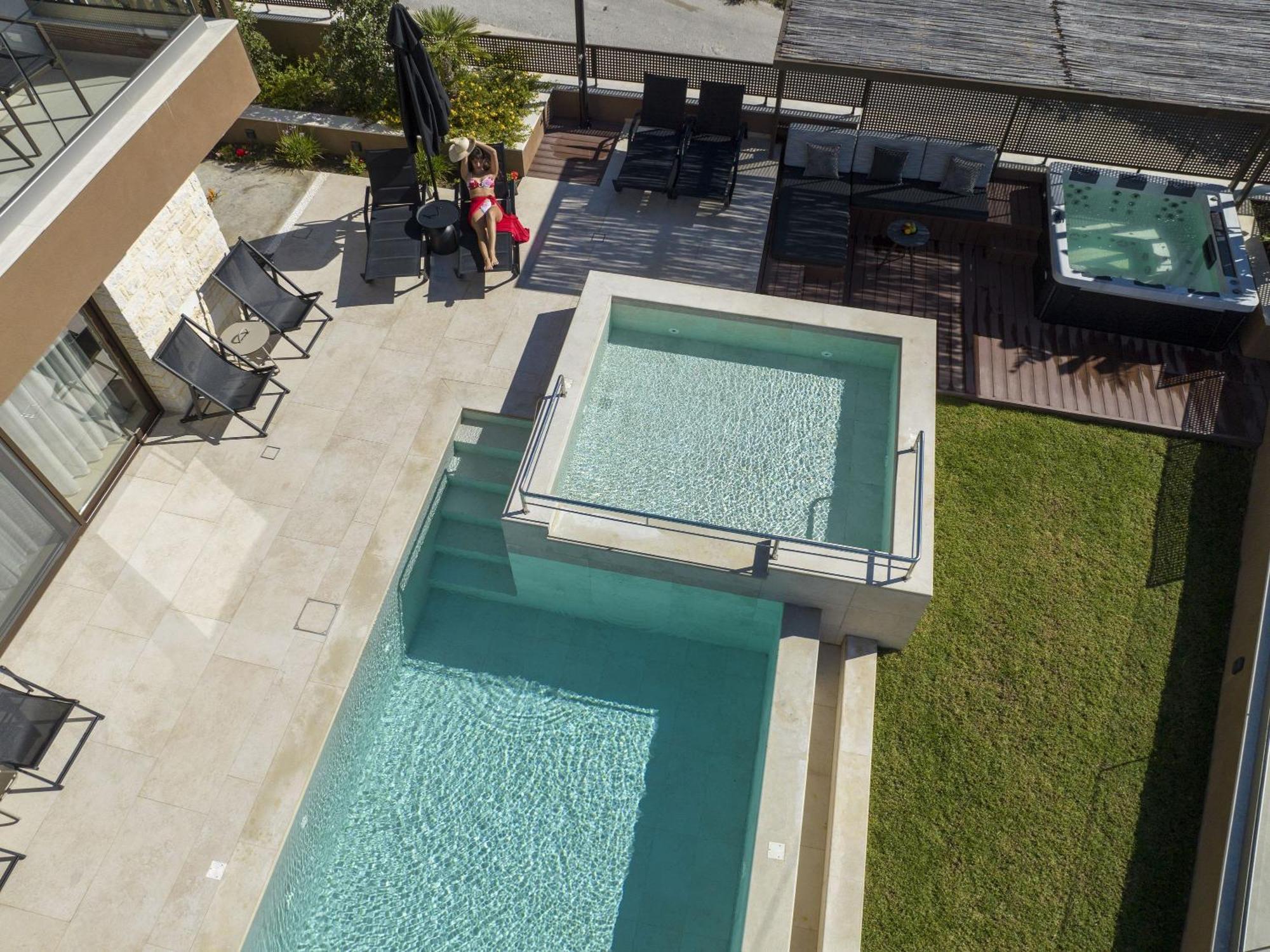Almi-Cove Hilltop Villas Almyrida  Bagian luar foto